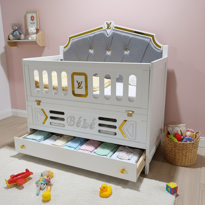 سرير أطفال مناسب للغرف الصغيرة