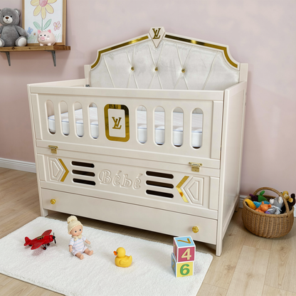 سرير أطفال مناسب للغرف الصغيرة