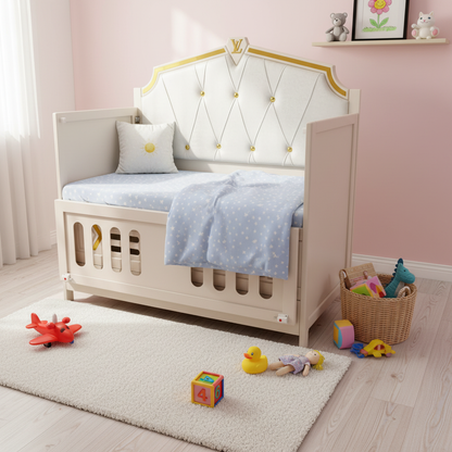 سرير أطفال مناسب للغرف الصغيرة