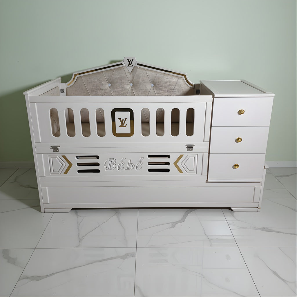 سرير أطفال مصمم بذكاء ليكبر مع طفلك من الرضاعة إلى 12 سنة